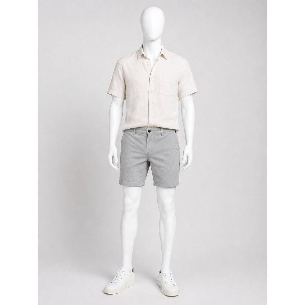 Lululemon Commission Shorts Mens 36 grey Chino Golf Casual Stretch Summer